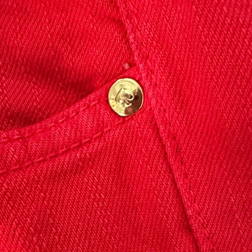 Kate Spade Bold Red Jeans Size 28